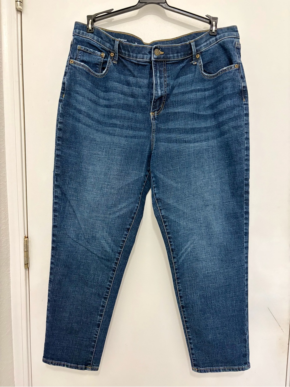 Sonoma Women's Dark Blue Cropped Ankle Jeans